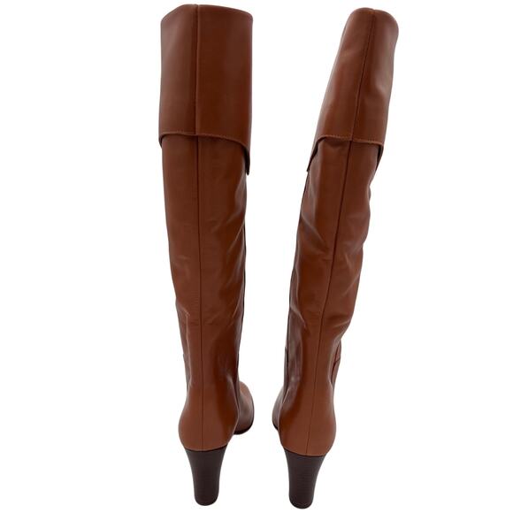 Areezo Brown Leather Boot Size 6.5 - Picture 6 of 9